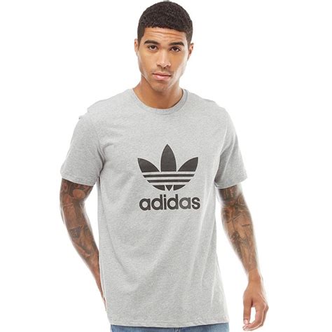 adidas shirt heren grijs|Adidas heren.